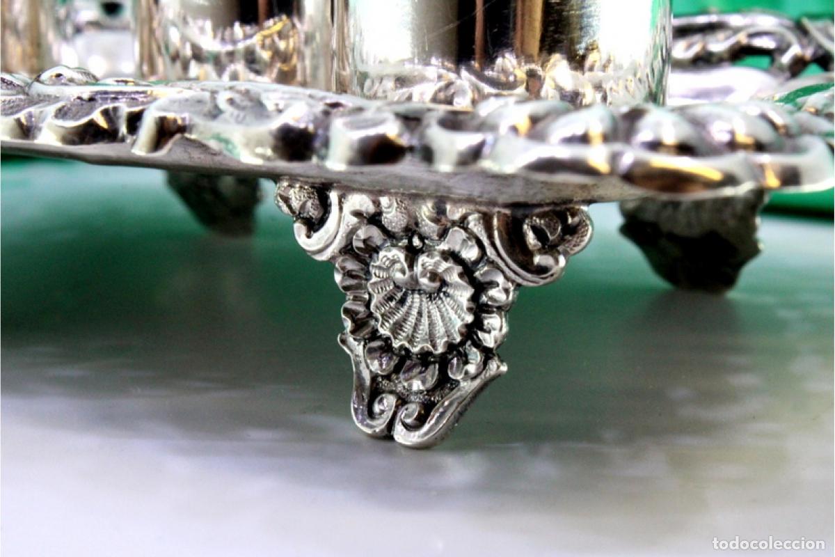 Antig&uuml;edades: tintero de plata - Foto 6