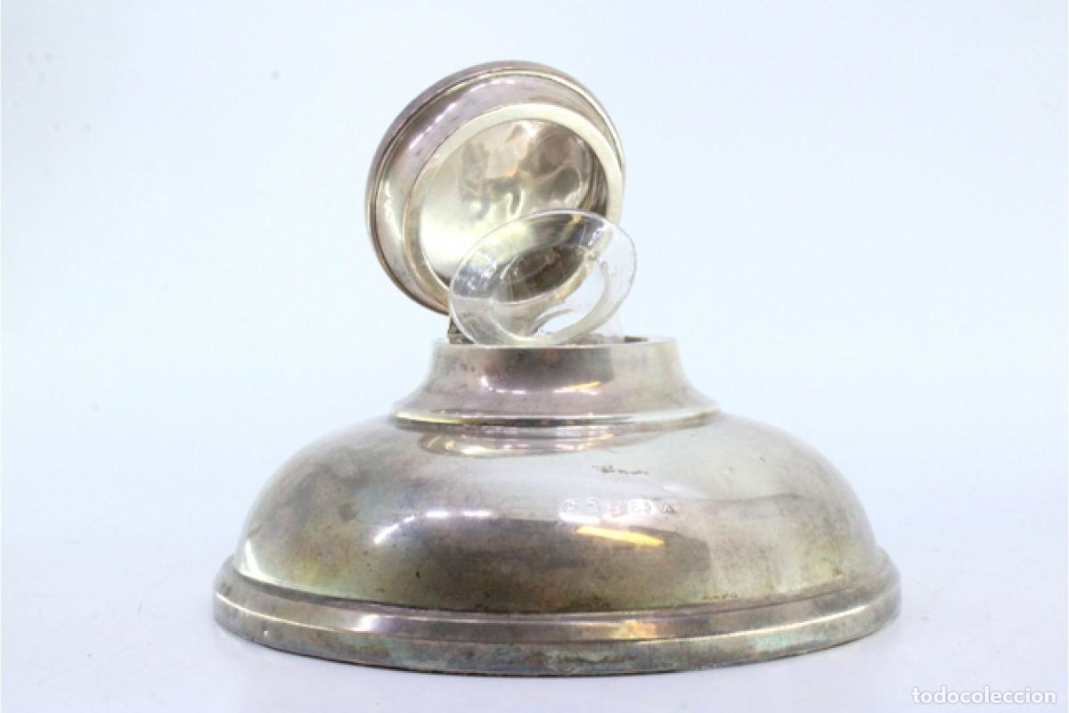 Antig&uuml;edades: tintero de plata - Foto 4
