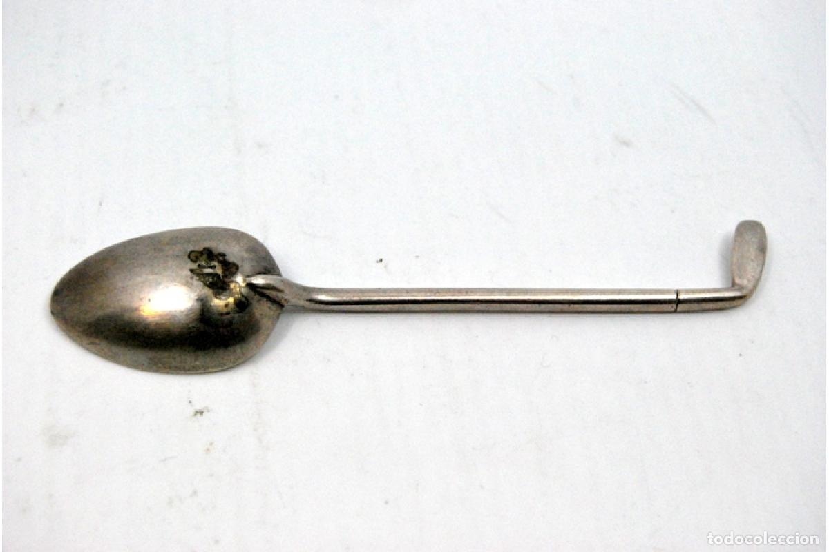 Antig&uuml;edades: Cuchara de plata - Palo de golf - Foto 3