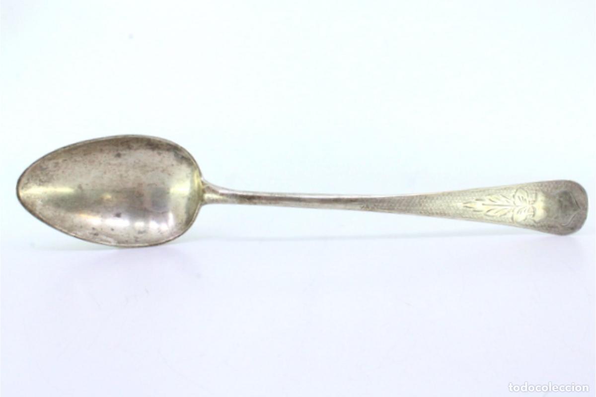 Antig&uuml;edades: Cuchara de plata para servir arroz - Foto 4
