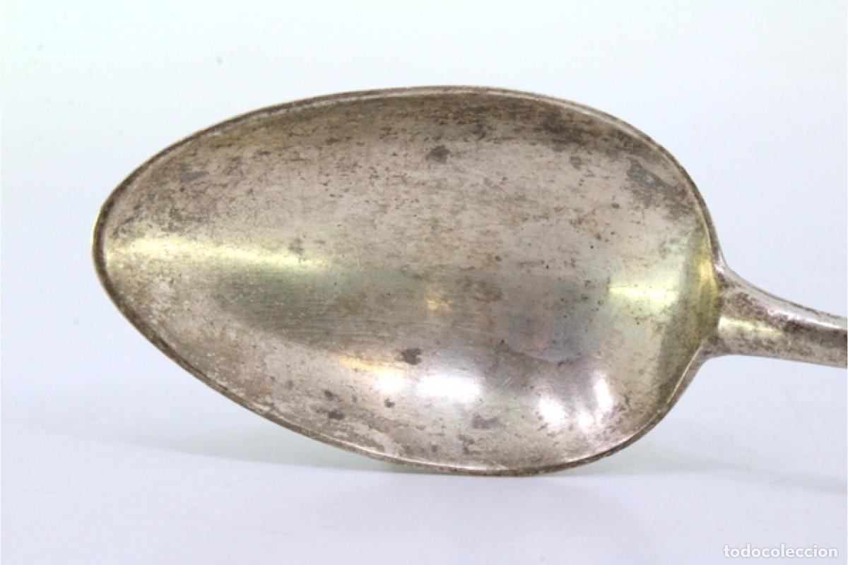 Antig&uuml;edades: Cuchara de plata para servir arroz - Foto 5