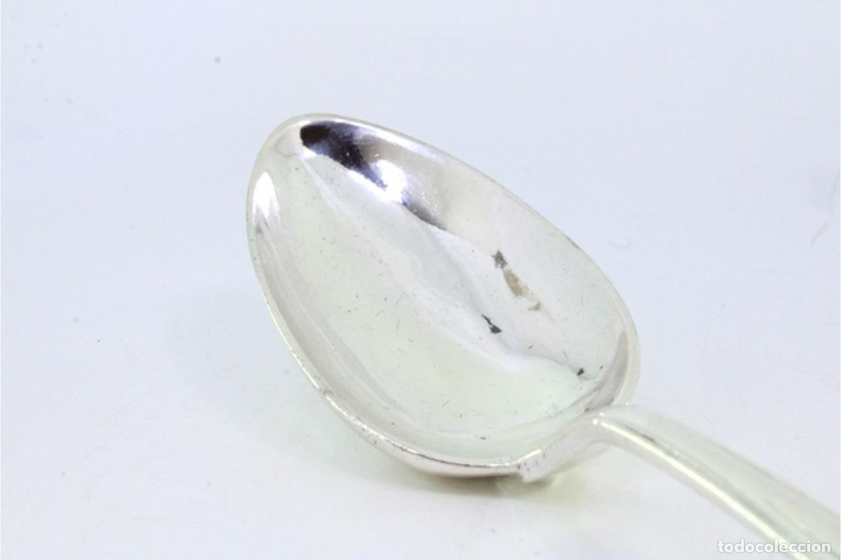 Antig&uuml;edades: Cuchara de plata para servir arroz - Crown - Foto 4