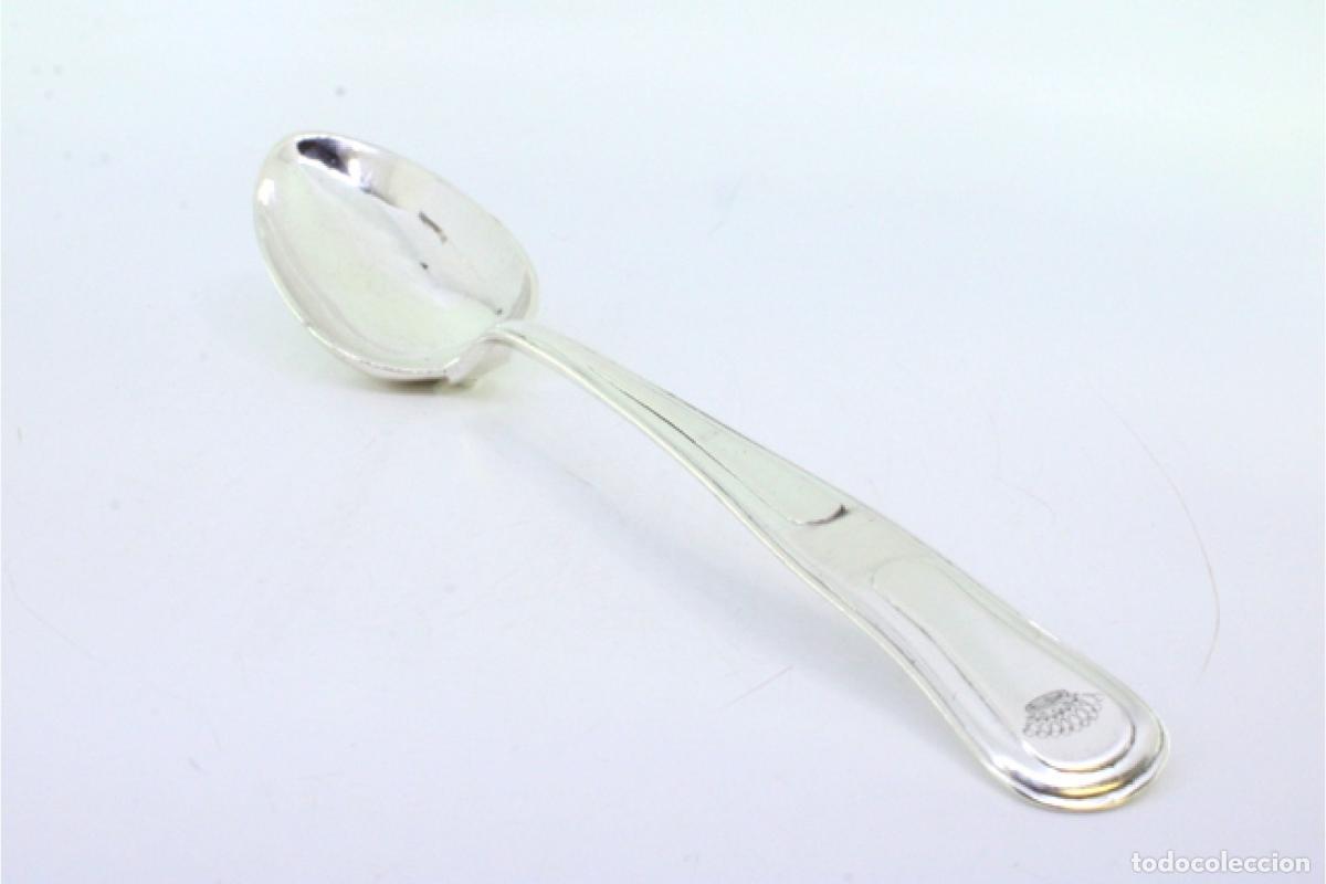 Antig&uuml;edades: Cuchara de plata para servir arroz - Crown - Foto 5