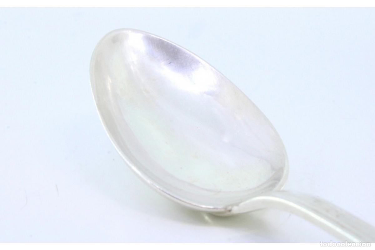 Antig&uuml;edades: Cuchara de plata para servir arroz - Foto 4