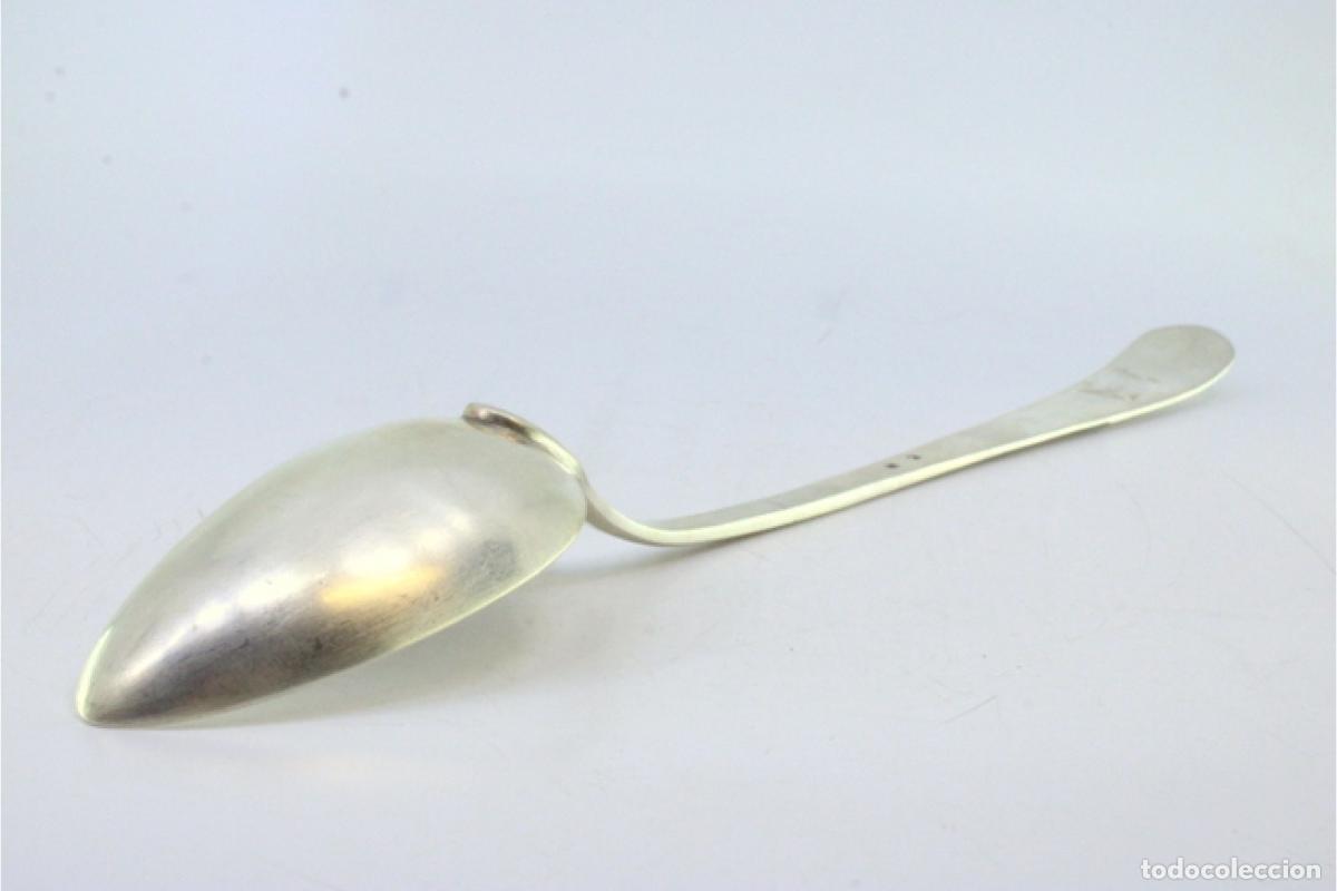Antig&uuml;edades: Cuchara de plata para servir arroz - Foto 5