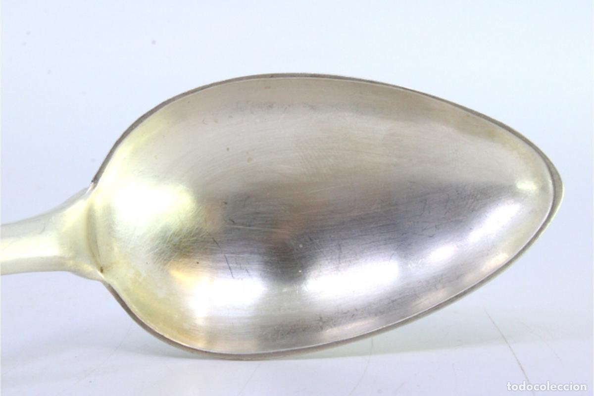Antig&uuml;edades: Cuchara de plata para servir arroz - Foto 8
