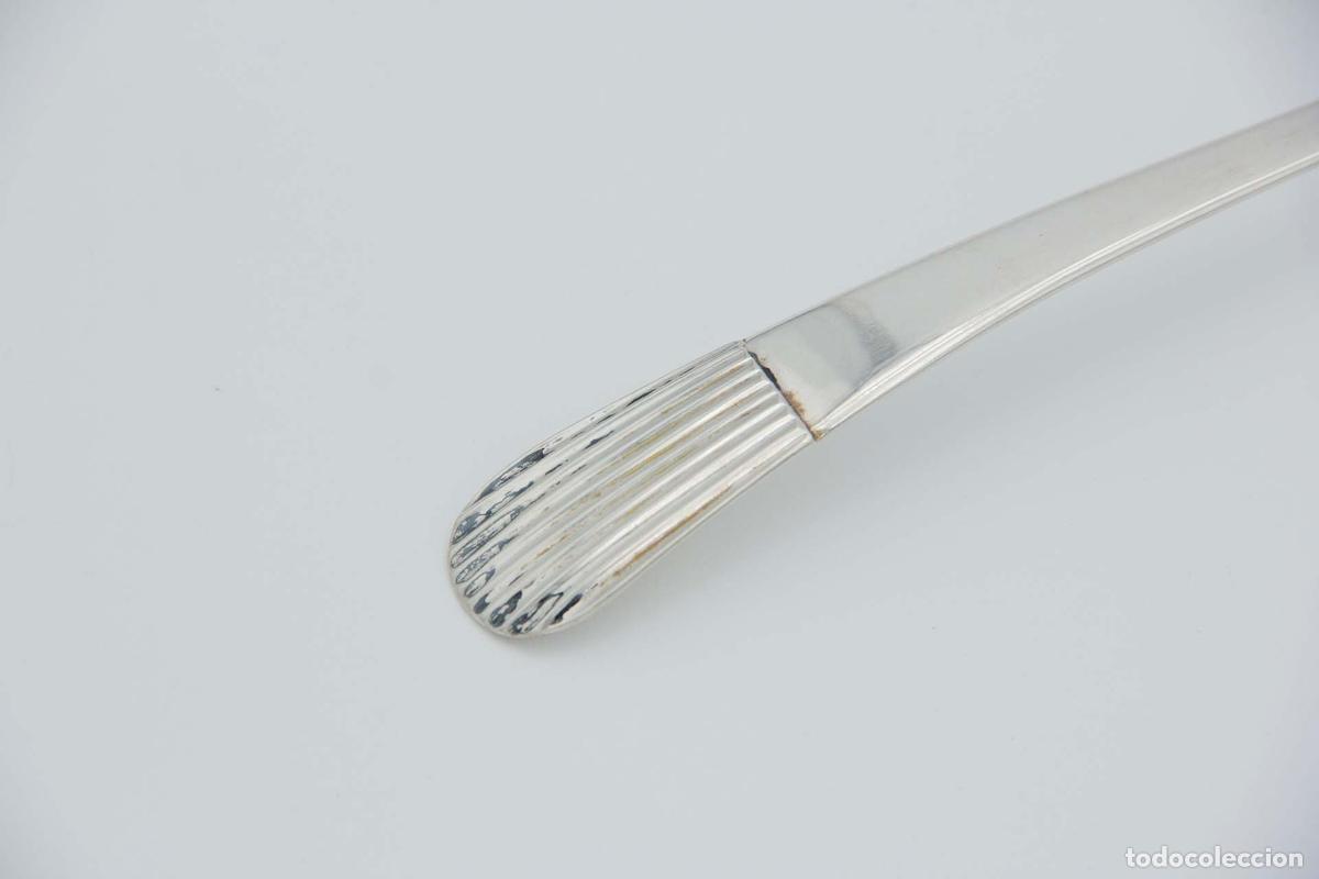Antig&uuml;edades: Cuchar&oacute;n de sopa de plata - Foto 2