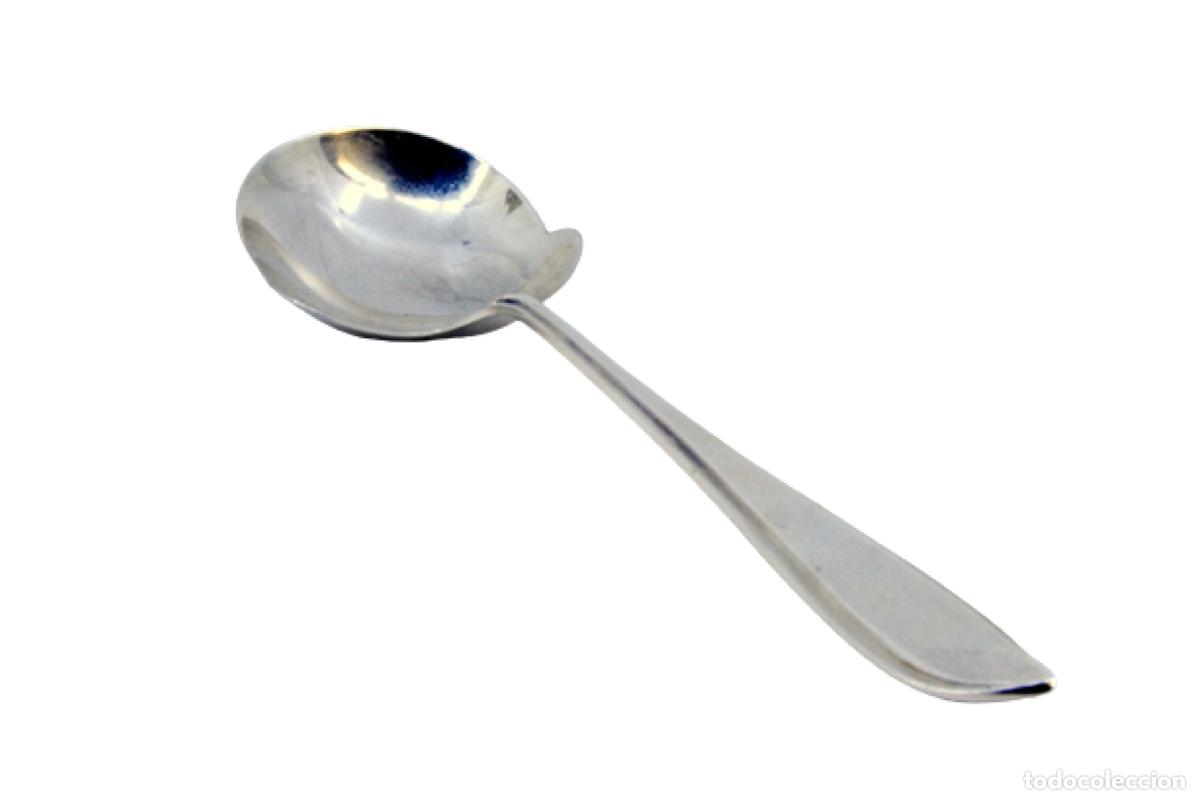 Antig&uuml;edades: Cuchara de helado plateada - Foto 1