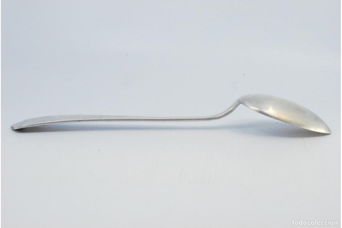 Antig&uuml;edades: Cuchara de plata para servir arroz - Foto 5