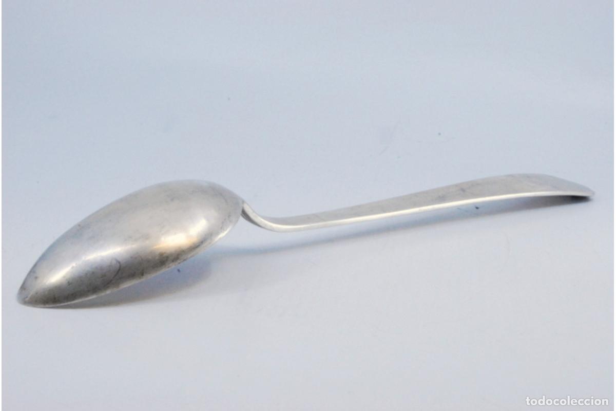 Antig&uuml;edades: Cuchara de plata para servir arroz - Foto 7