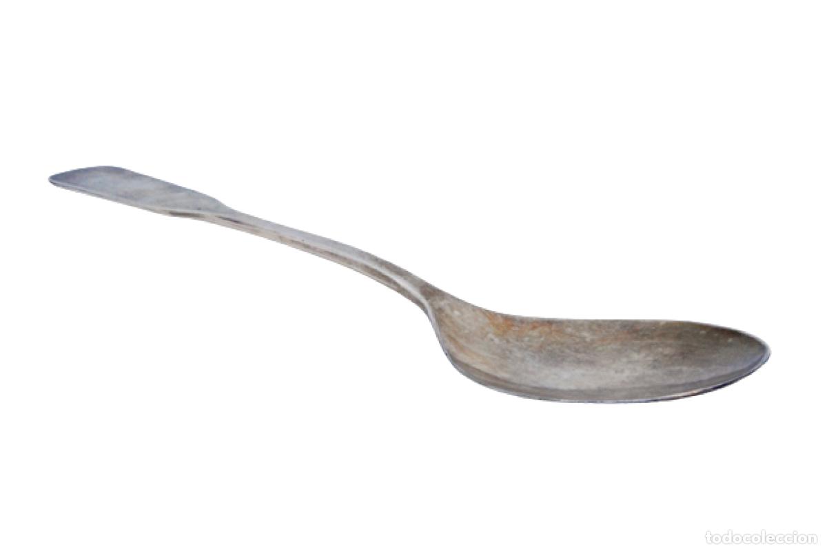 Antiquit&auml;ten: Cuchara plateada dorada