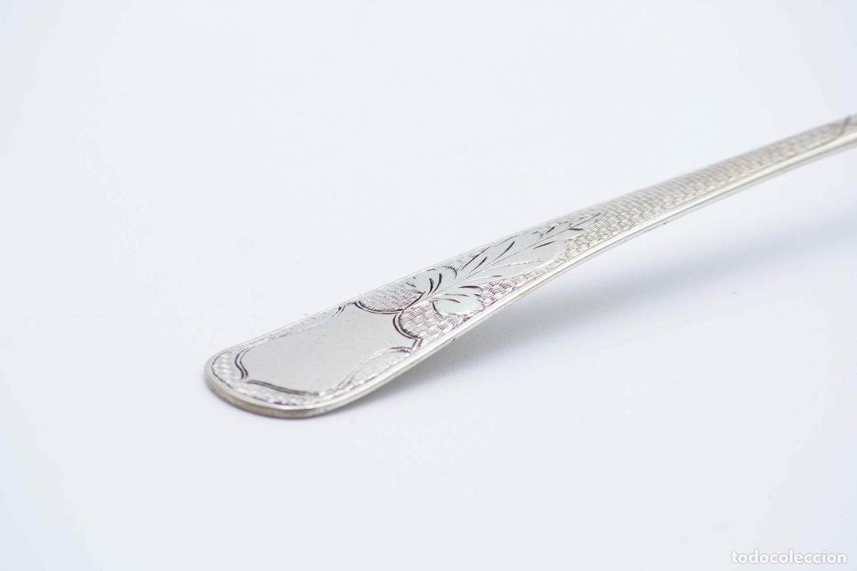 Antig&uuml;edades: Cuchar&oacute;n de sopa de plata - Foto 3