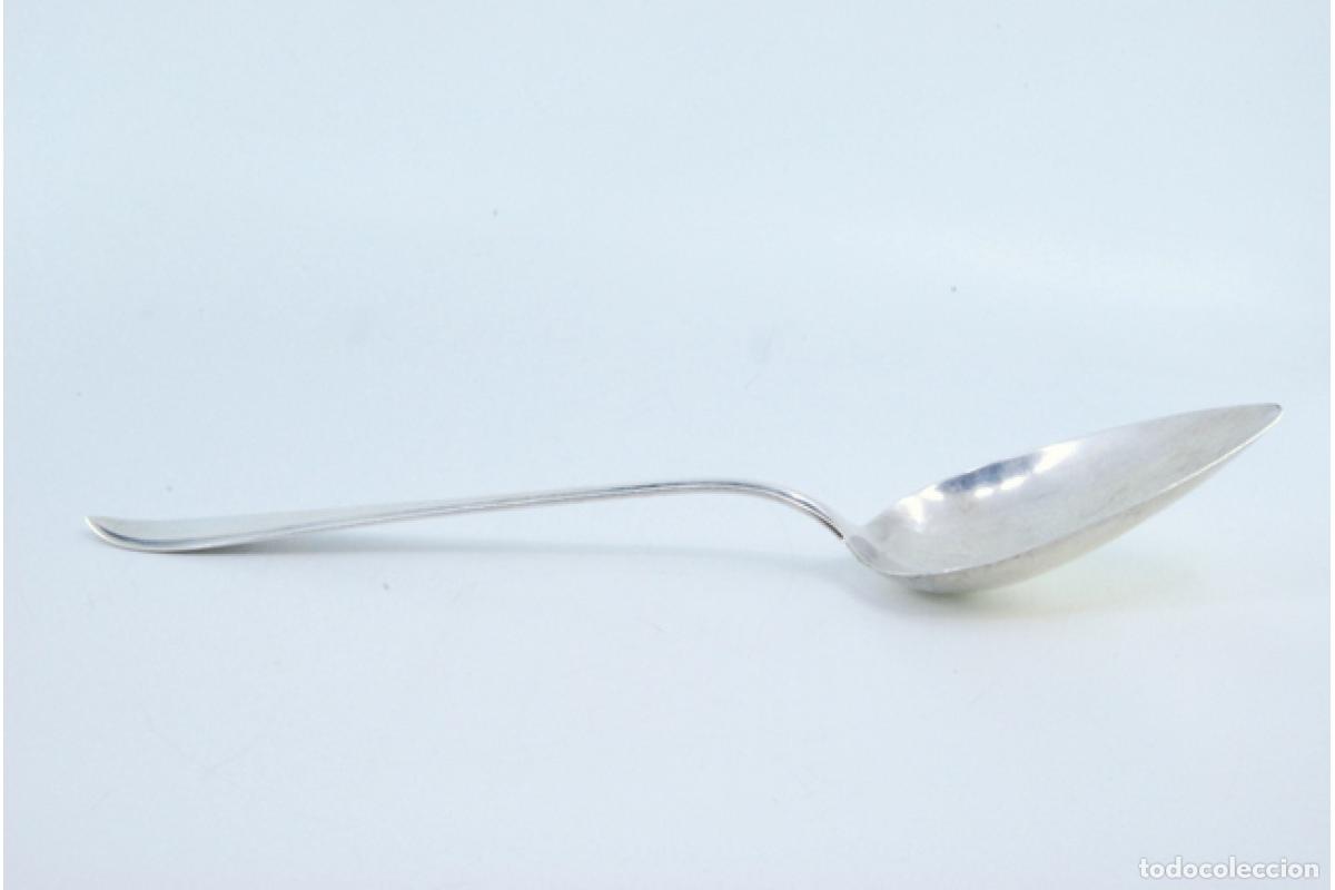 Antig&uuml;edades: Cuchara de plata para servir arroz - Foto 2
