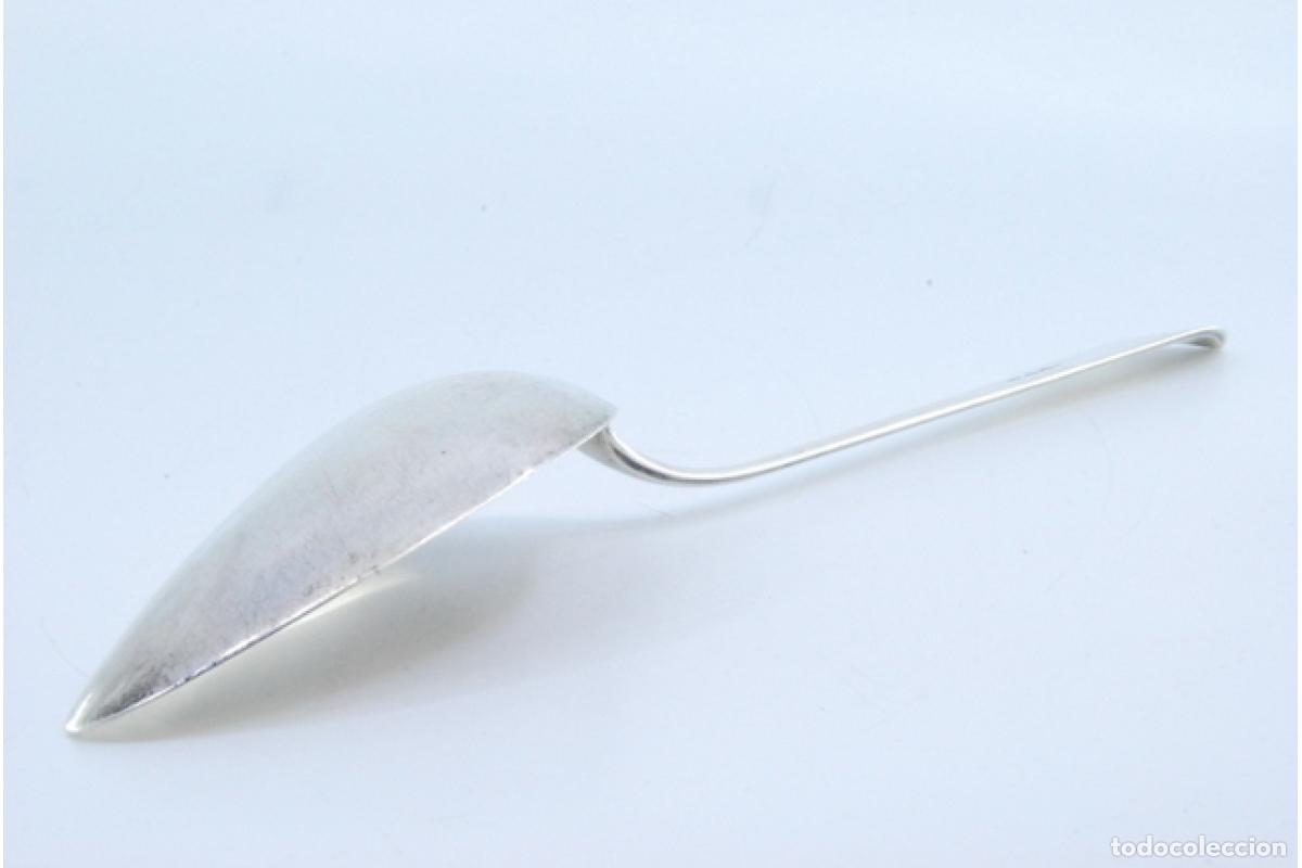 Antig&uuml;edades: Cuchara de plata para servir arroz - Foto 6