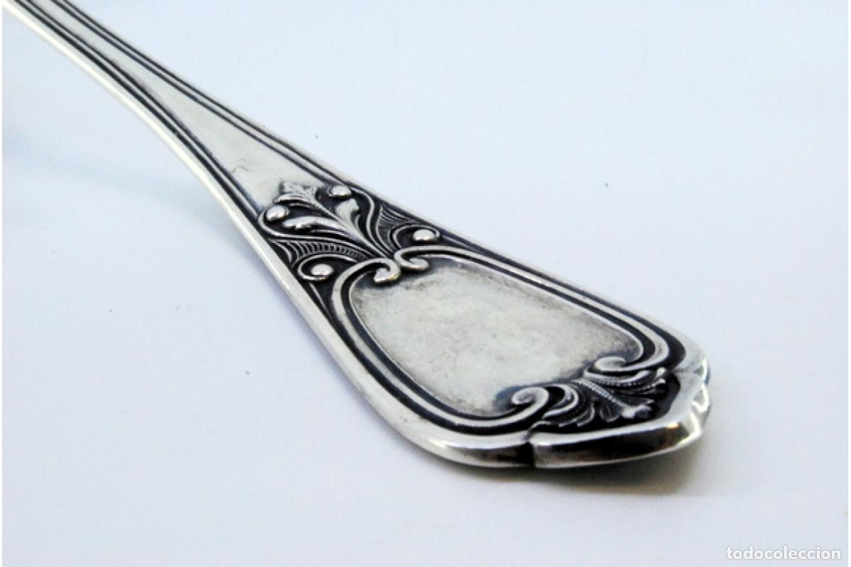 Antig&uuml;edades: Cuchar&oacute;n de sopa de plata - Foto 2