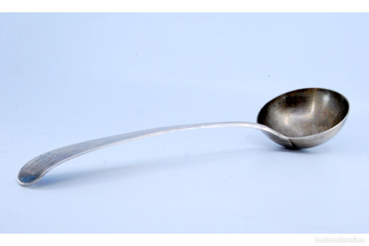 Antig&uuml;edades: Cuchar&oacute;n de sopa de plata - Foto 4