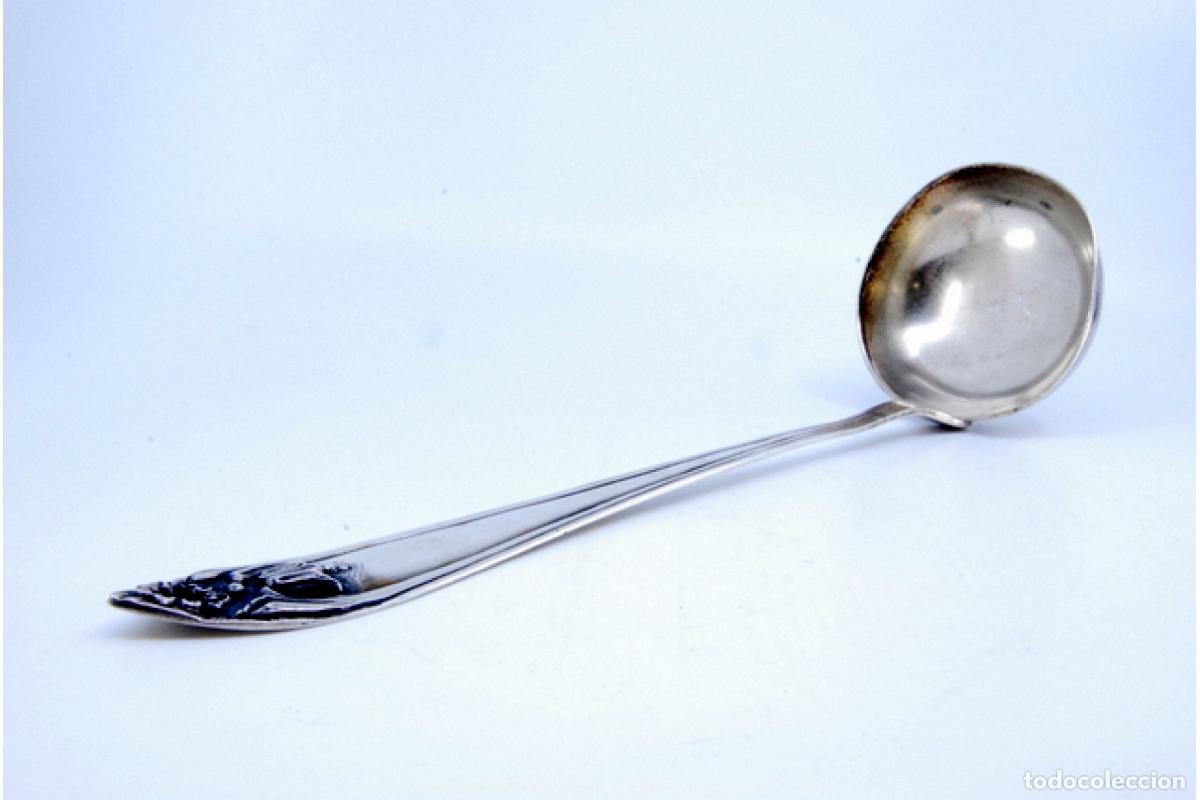 Antig&uuml;edades: Cuchar&oacute;n de sopa de plata - Foto 8