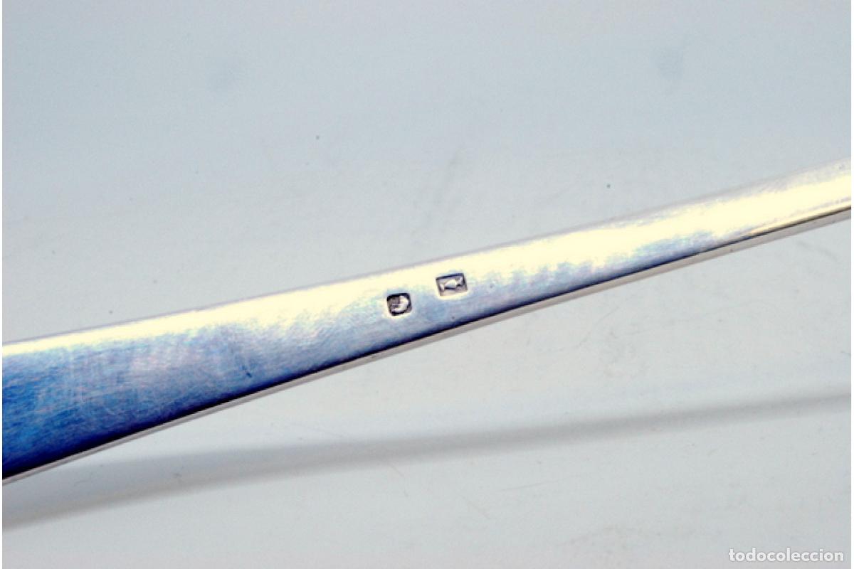 Antig&uuml;edades: Cuchar&oacute;n de sopa de plata - Foto 4