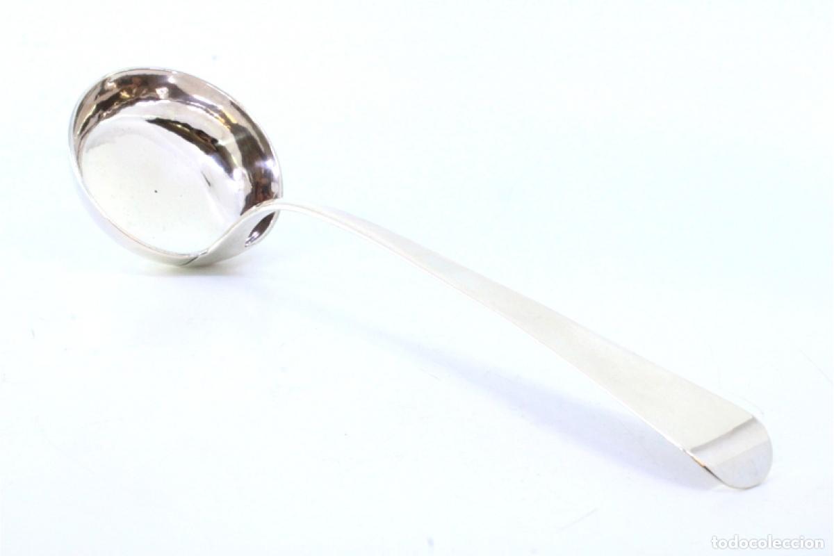 Antig&uuml;edades: Cuchar&oacute;n de poncha de plata - Foto 4