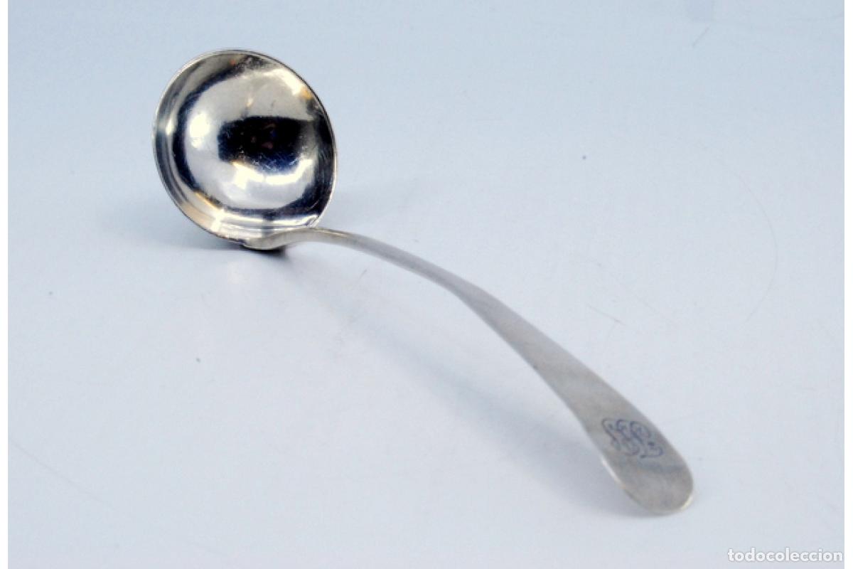 Antig&uuml;edades: Cuchara de az&uacute;car de plata - Foto 2