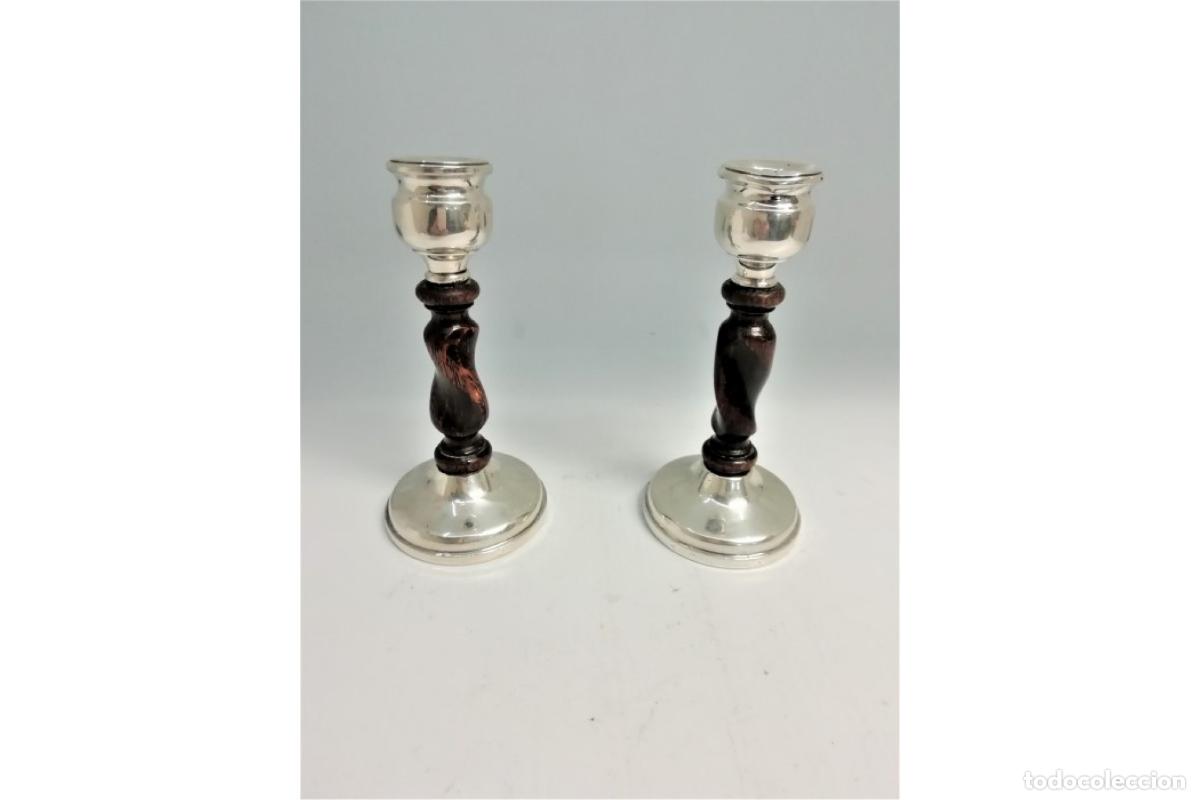 Antig&uuml;edades: Candelabros de plata - Foto 8