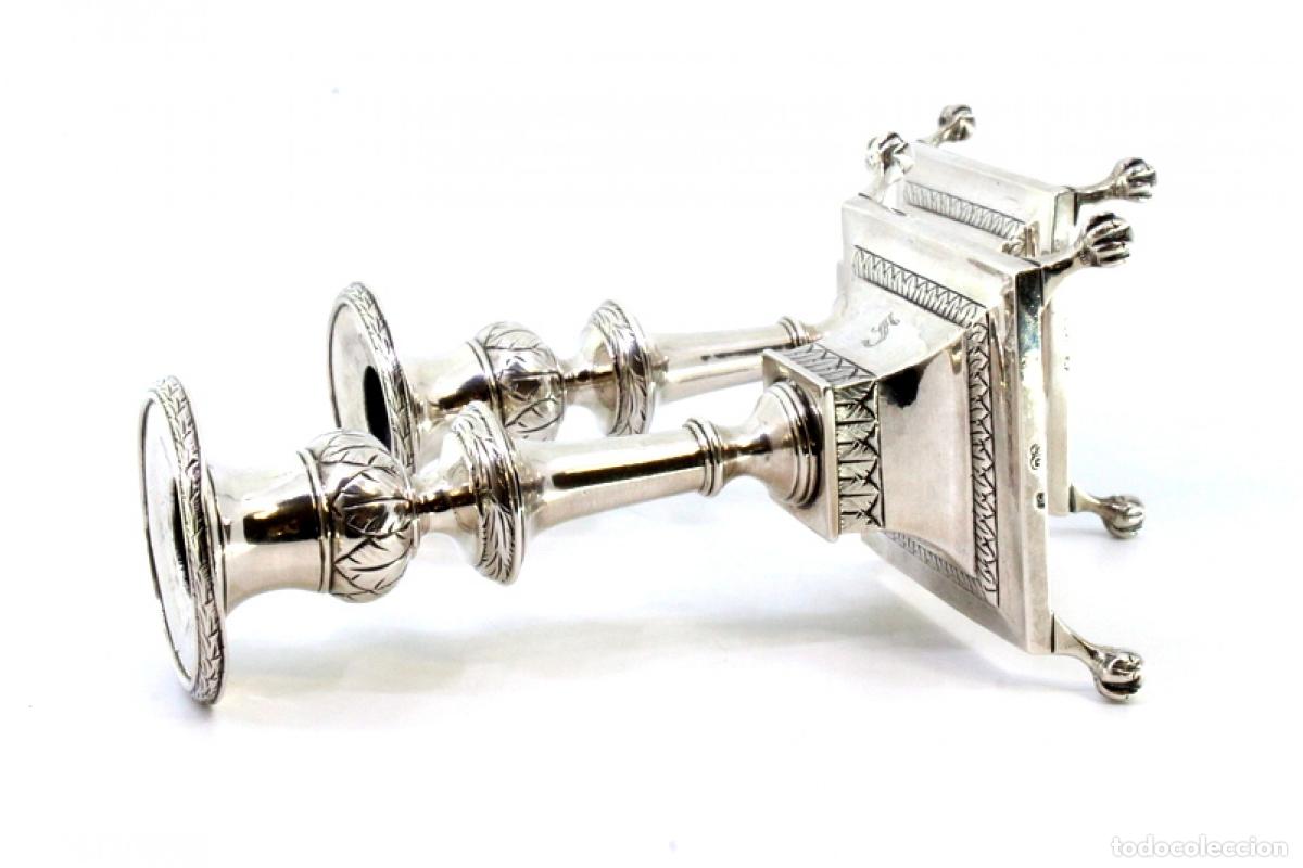 Antig&uuml;edades: Candelabros de plata - Foto 5