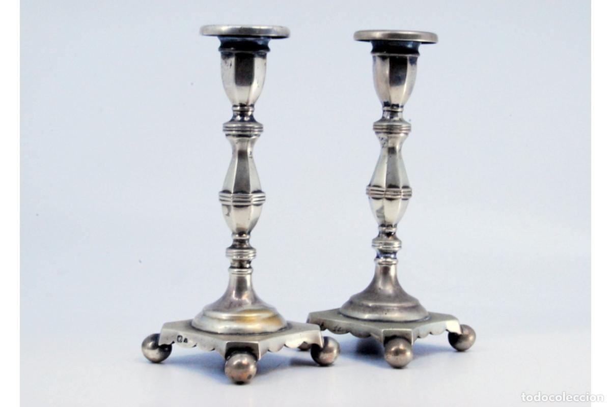 Antig&uuml;edades: Candelabros de plata - Foto 7