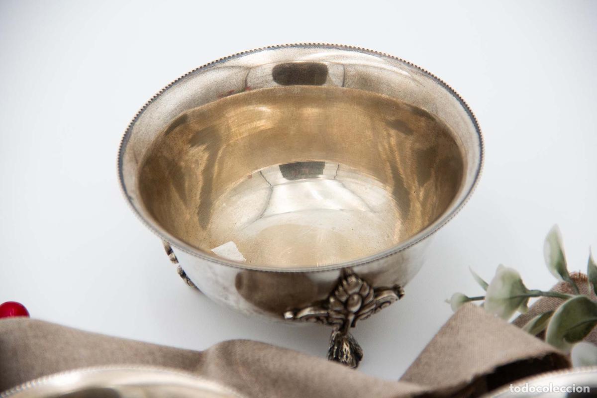 Antig&uuml;edades: Juego de 4 copas de plata - Foto 4