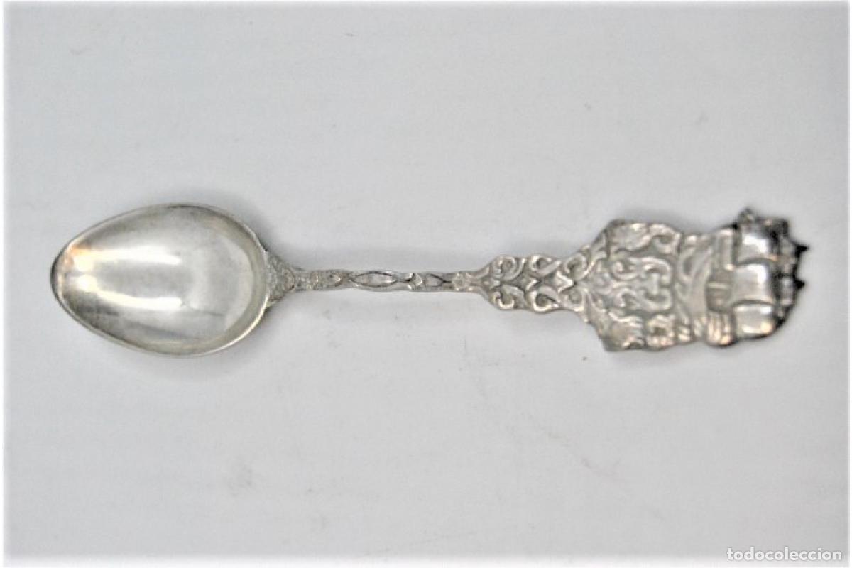 Antig&uuml;edades: Juego de 6 cucharas de caf&eacute; plateadas - Foto 3