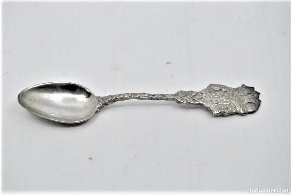Antig&uuml;edades: Juego de 6 cucharas de caf&eacute; plateadas - Foto 4