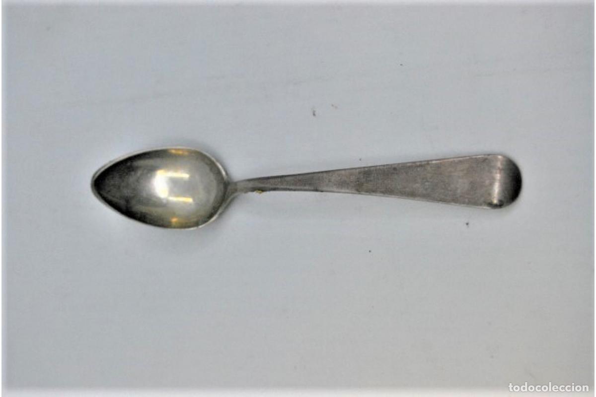 Antig&uuml;edades: Juego de 6 cucharas de caf&eacute; plateadas - Foto 3