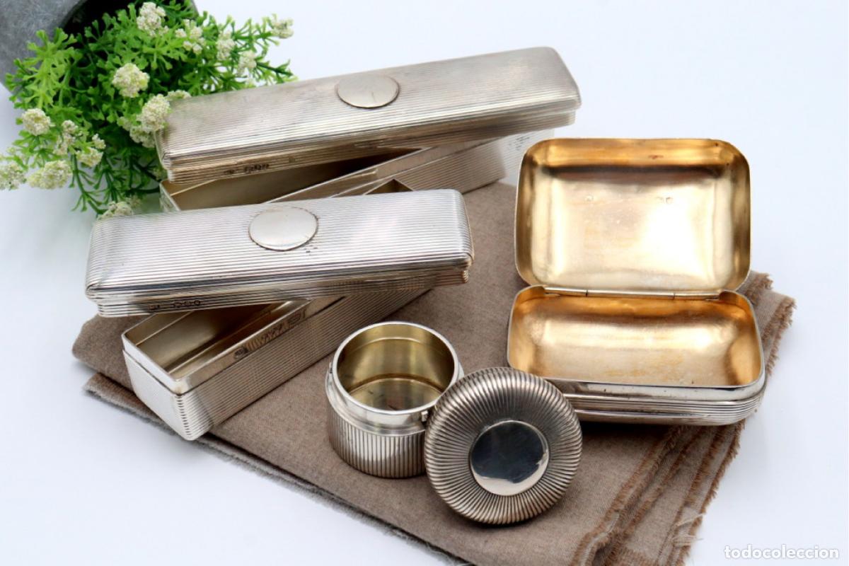 Antig&uuml;edades: Set de belleza de plata - Foto 6