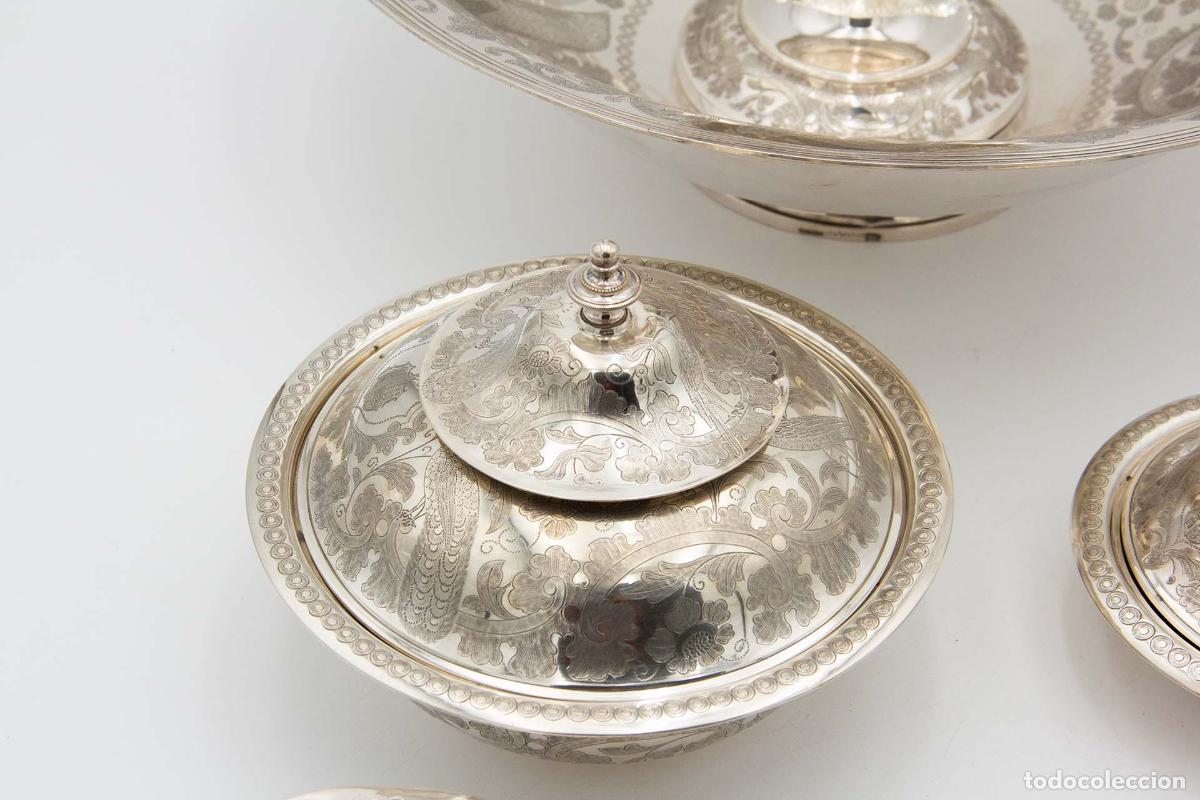 Antig&uuml;edades: Set de belleza de plata - Foto 3