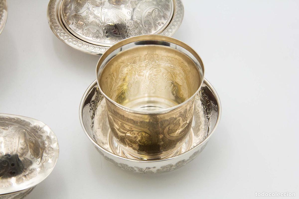 Antig&uuml;edades: Set de belleza de plata - Foto 4