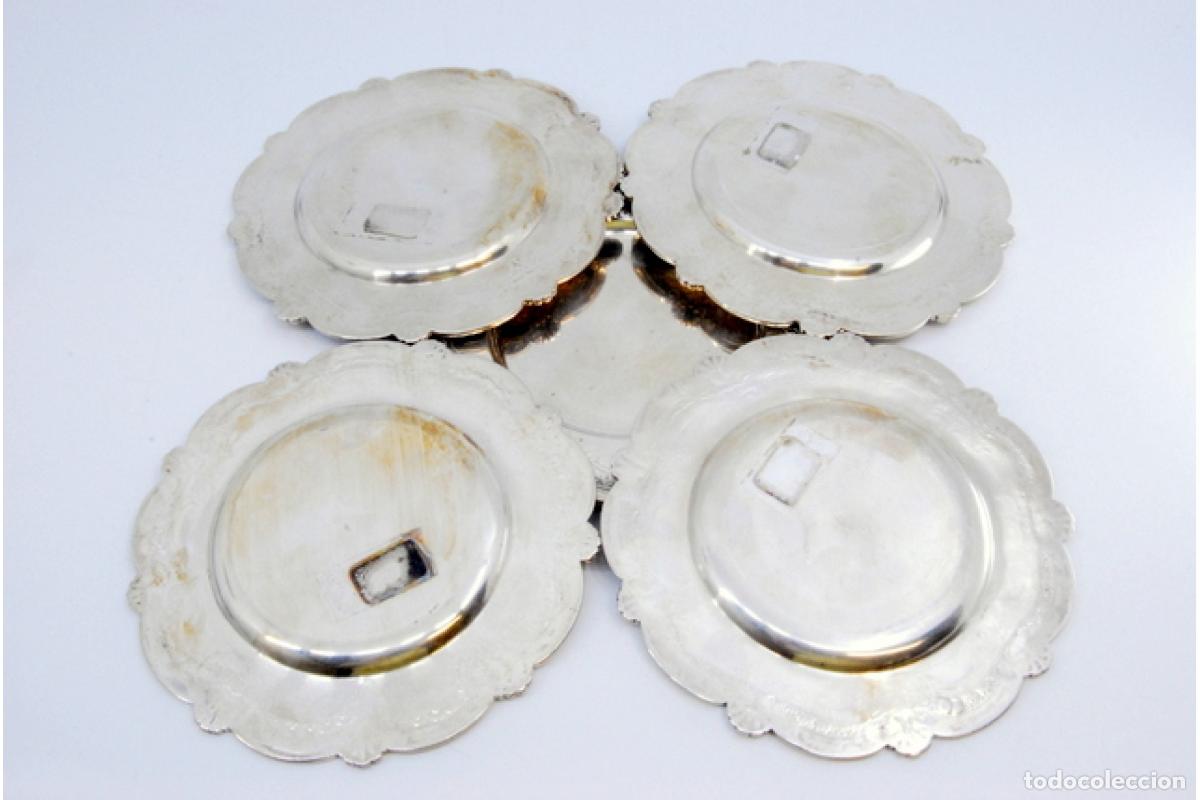 Antig&uuml;edades: Platos de pan de plata - Foto 4
