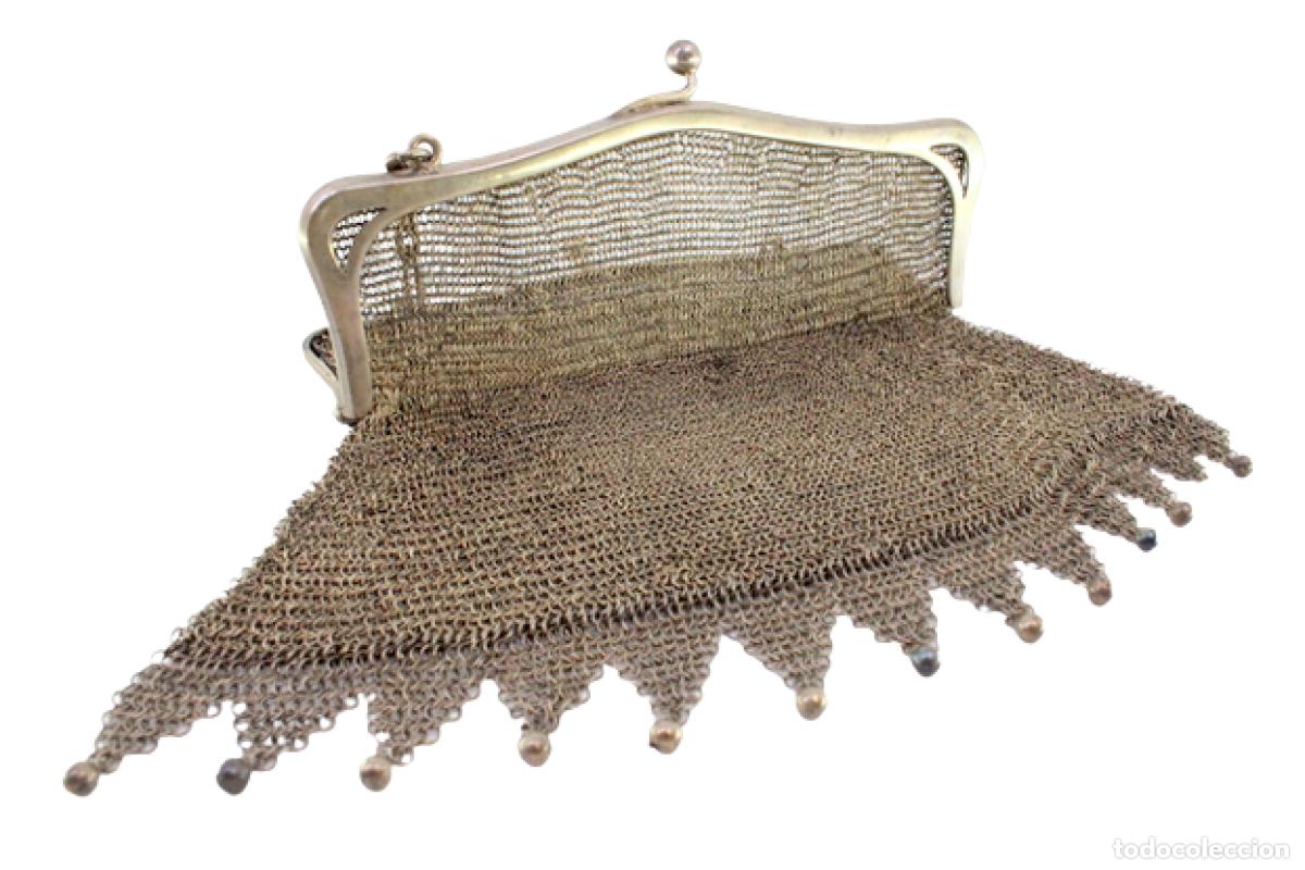 Antiques: bolsa de plata