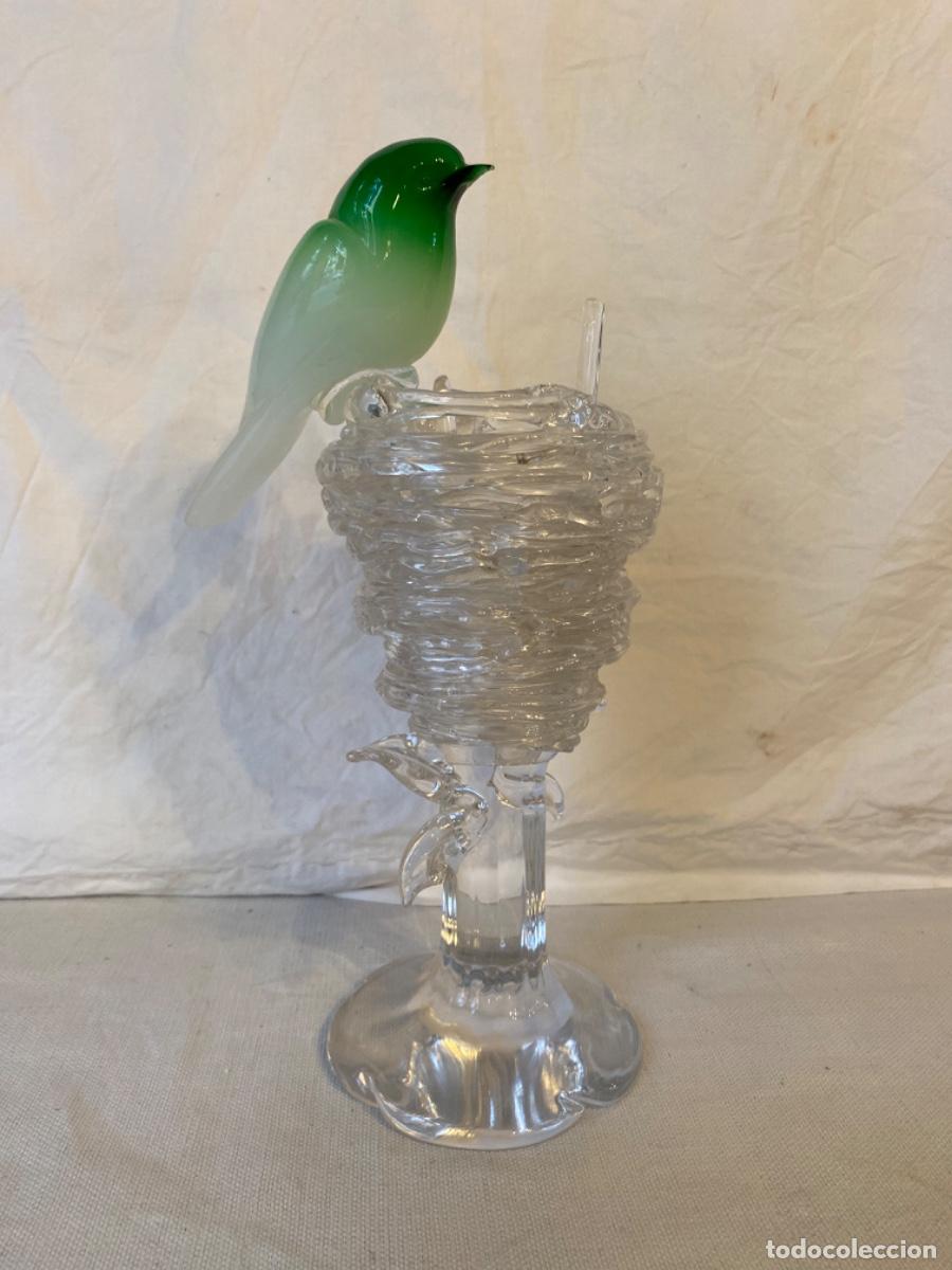 Antig&uuml;edades: PIEZA DE CRISTAL DE MURANO FIRMADA. - Foto 1