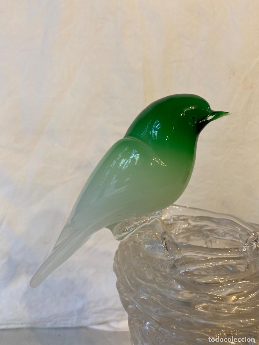 Antig&uuml;edades: PIEZA DE CRISTAL DE MURANO FIRMADA. - Foto 2