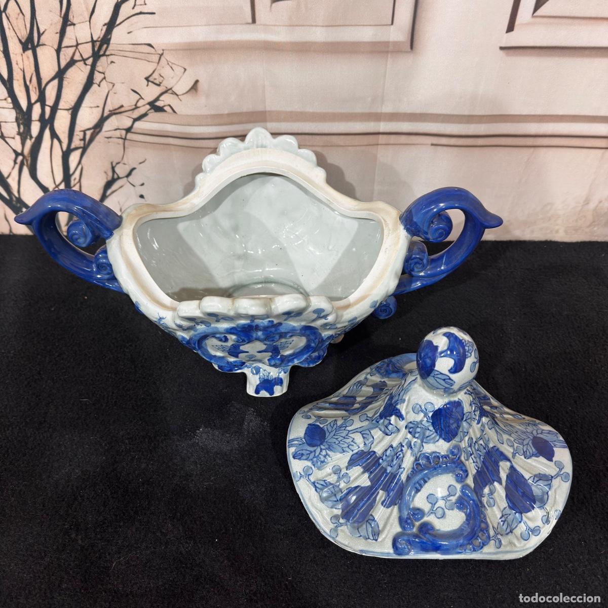 Antig&uuml;edades: Sopera Antigua de Porcelana - Foto 5