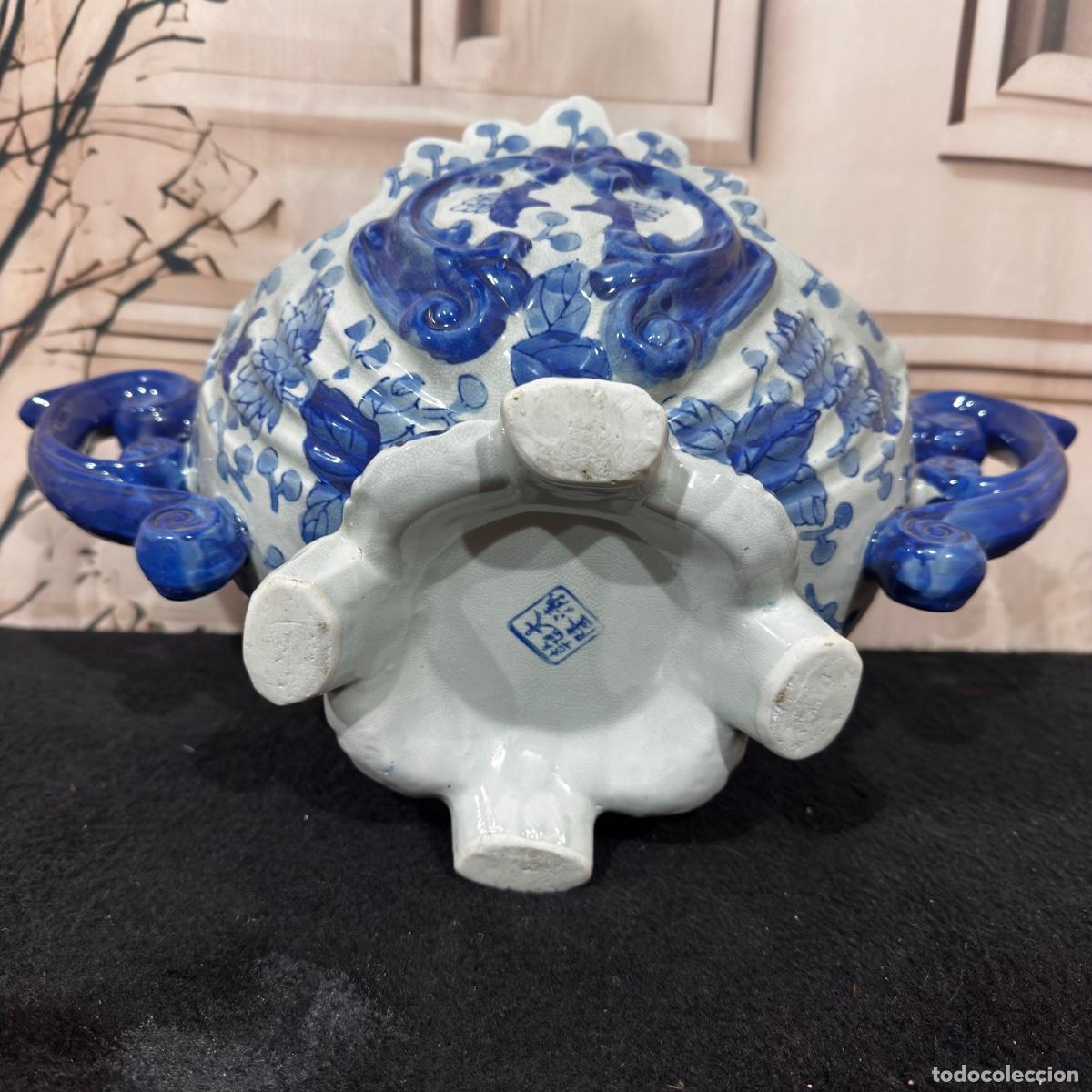 Antig&uuml;edades: Sopera Antigua de Porcelana - Foto 7