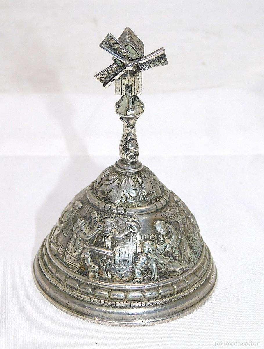 Antig&uuml;edades: ANTIGUA CAMPANA DE PLATA - Foto 1