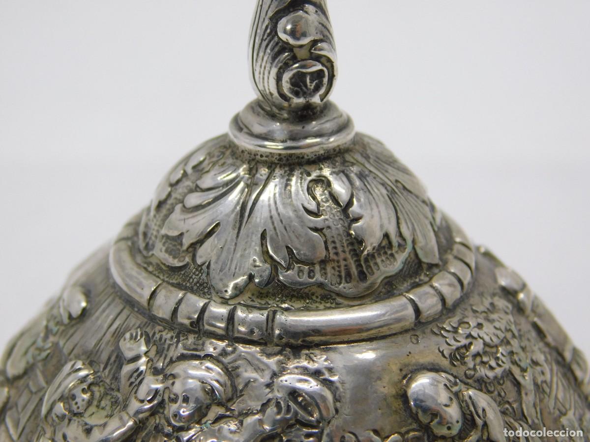 Antig&uuml;edades: ANTIGUA CAMPANA DE PLATA - Foto 4
