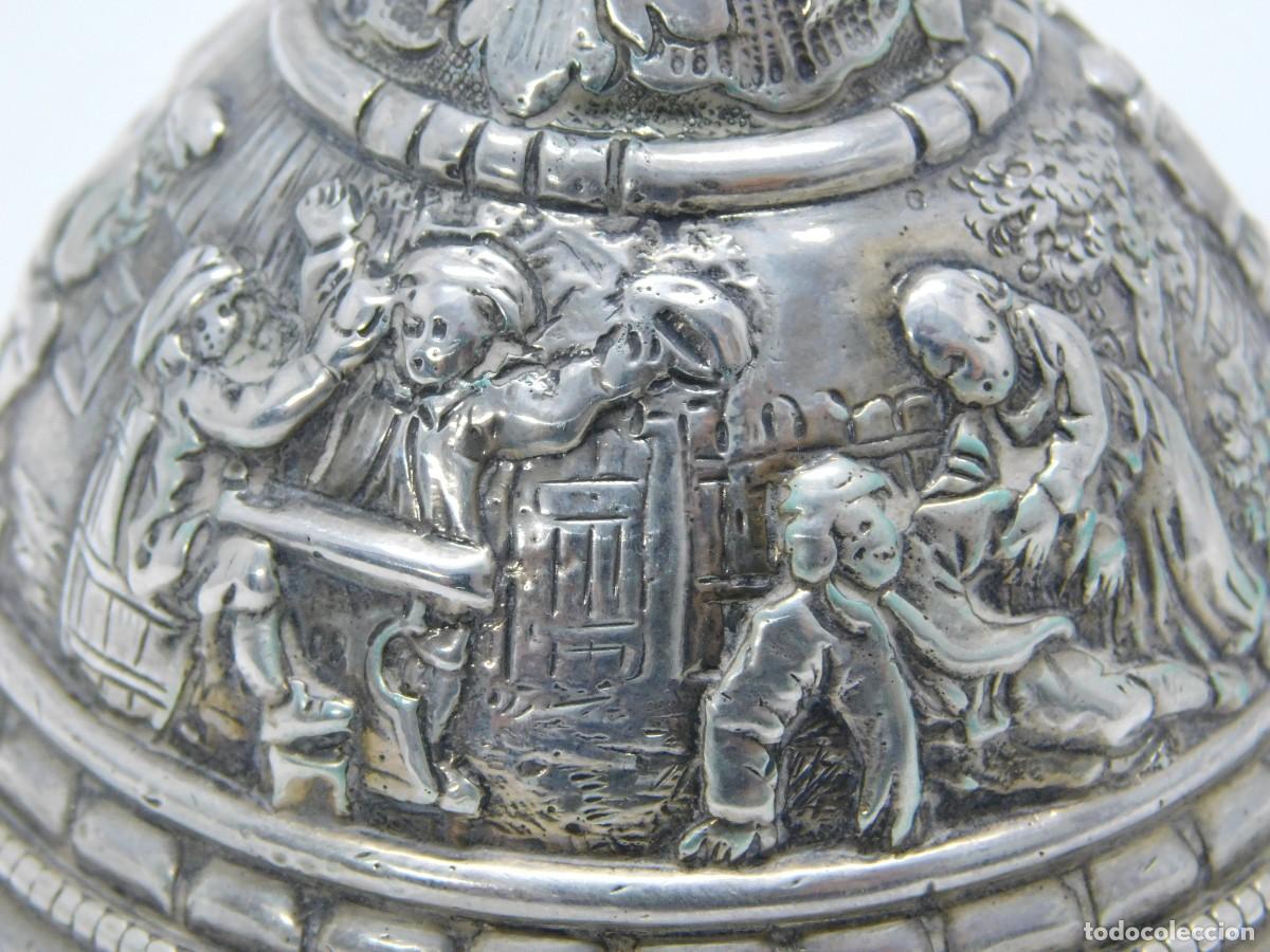 Antig&uuml;edades: ANTIGUA CAMPANA DE PLATA - Foto 5