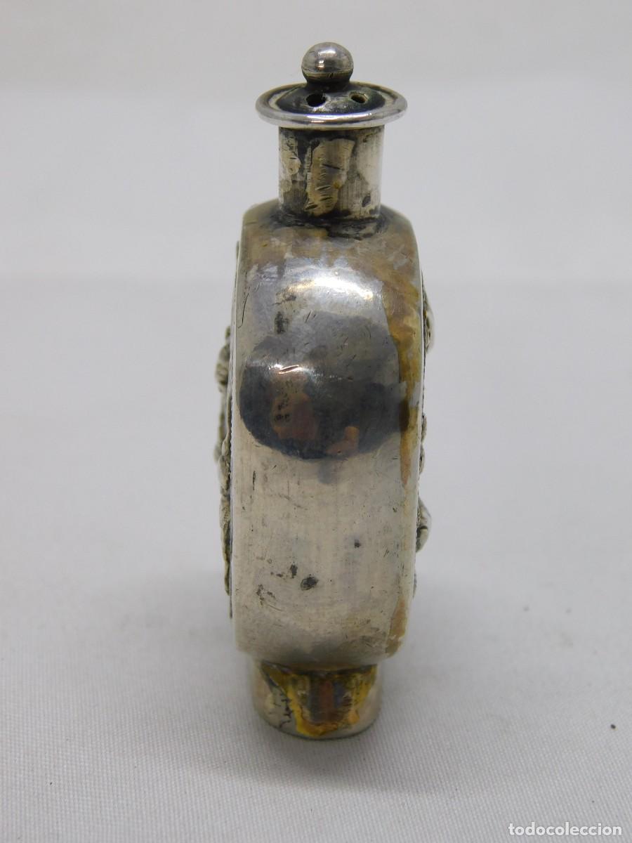 Antig&uuml;edades: ANTIGUO RECIPIENTE TIBETANO DE PLATA - Foto 2