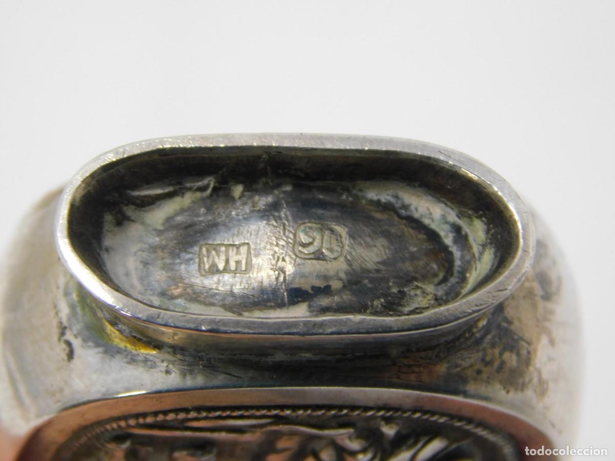 Antig&uuml;edades: ANTIGUO RECIPIENTE TIBETANO DE PLATA - Foto 6