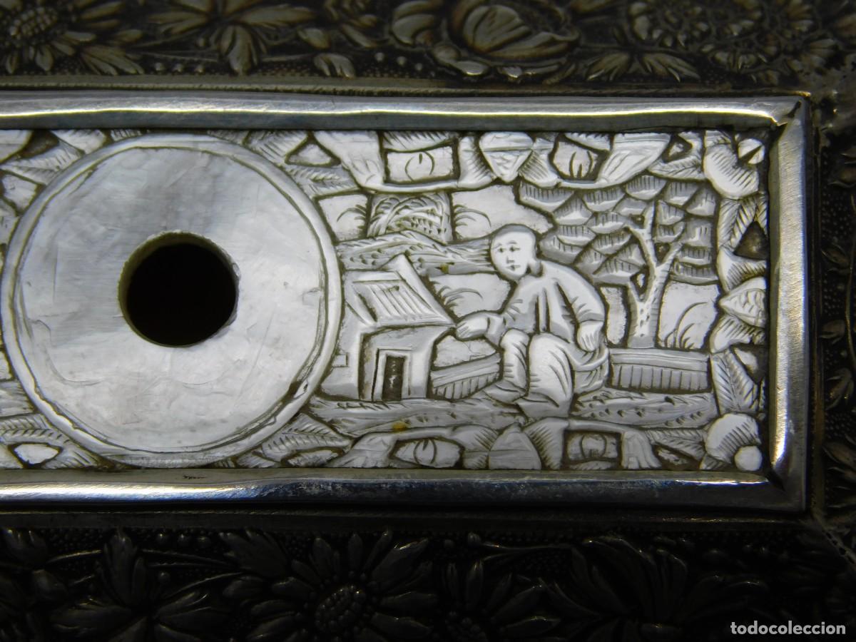 Antig&uuml;edades: COFRE DE PLATA Y NACAR - Foto 12