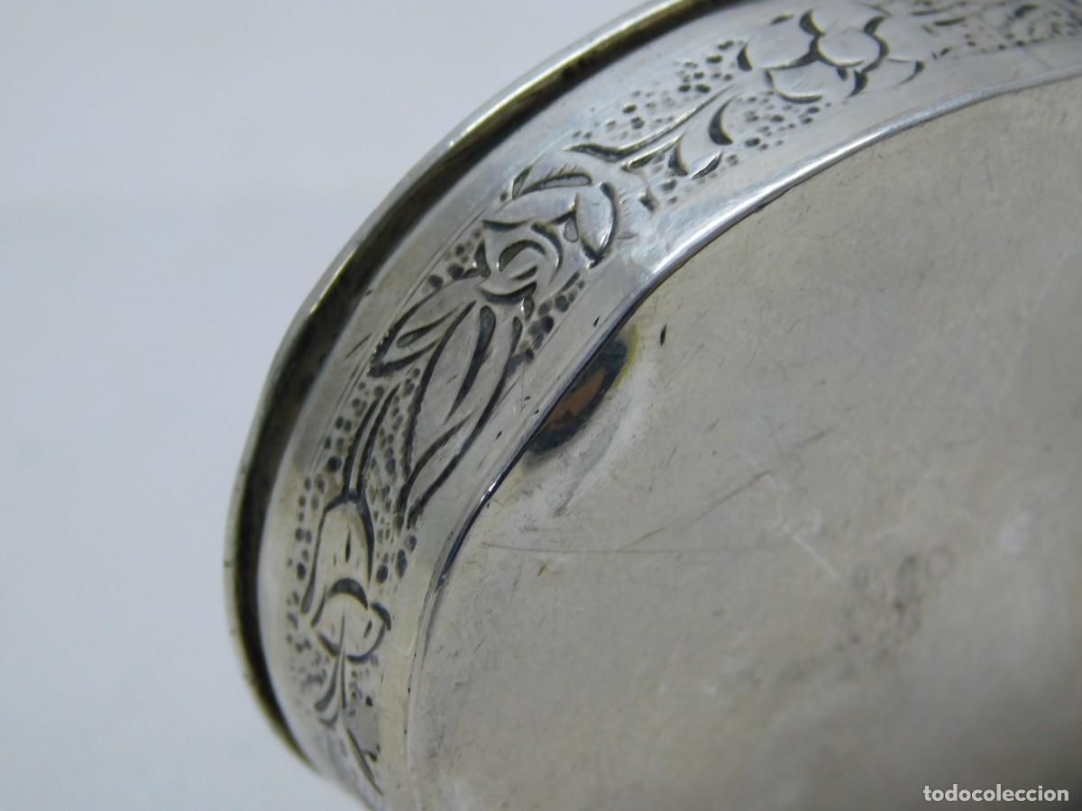 Antig&uuml;edades: CAJA OVALADA DE PLATA - Foto 13