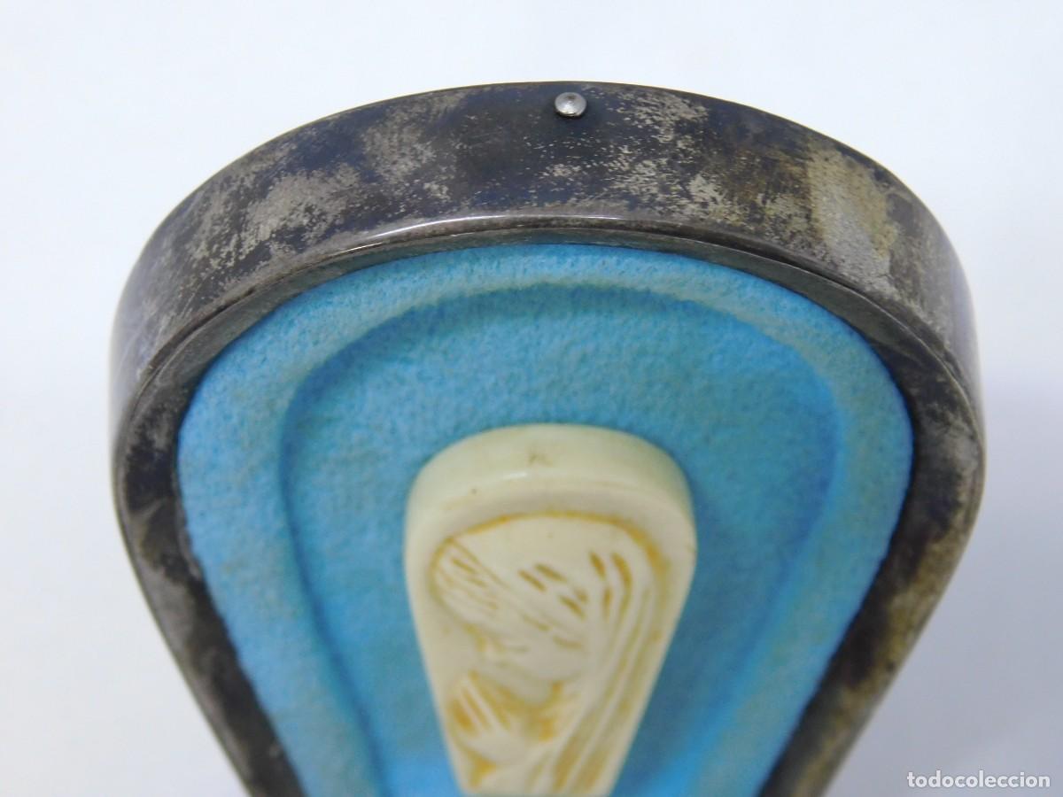 Antig&uuml;edades: VIRGEN CON MARCO DE PLATA - Foto 3