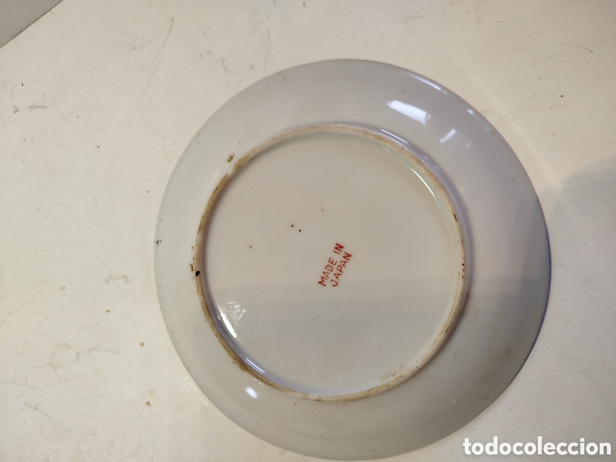 Antig&uuml;edades: Platillo de porcelana.... - Foto 4