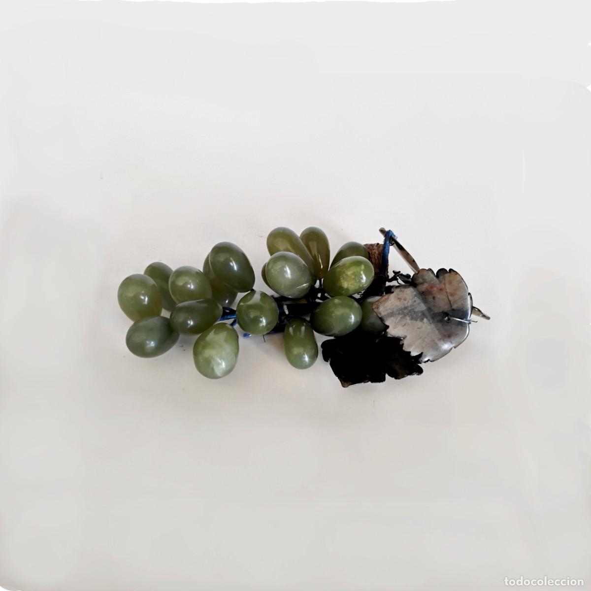 Antig&uuml;edades: RACIMO DE UVAS DECORATIVOS - ONIX / JADE - Foto 1
